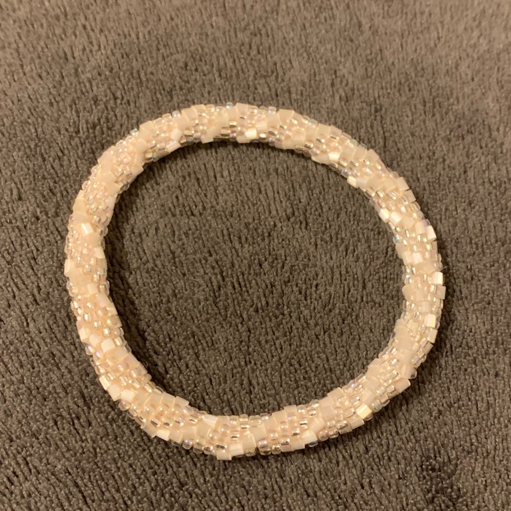 White Lily and Laura bracelet